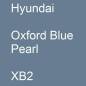 Preview: Hyundai, Oxford Blue Pearl, XB2.